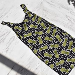 H&M Summer Pineapple Bodycon Dress